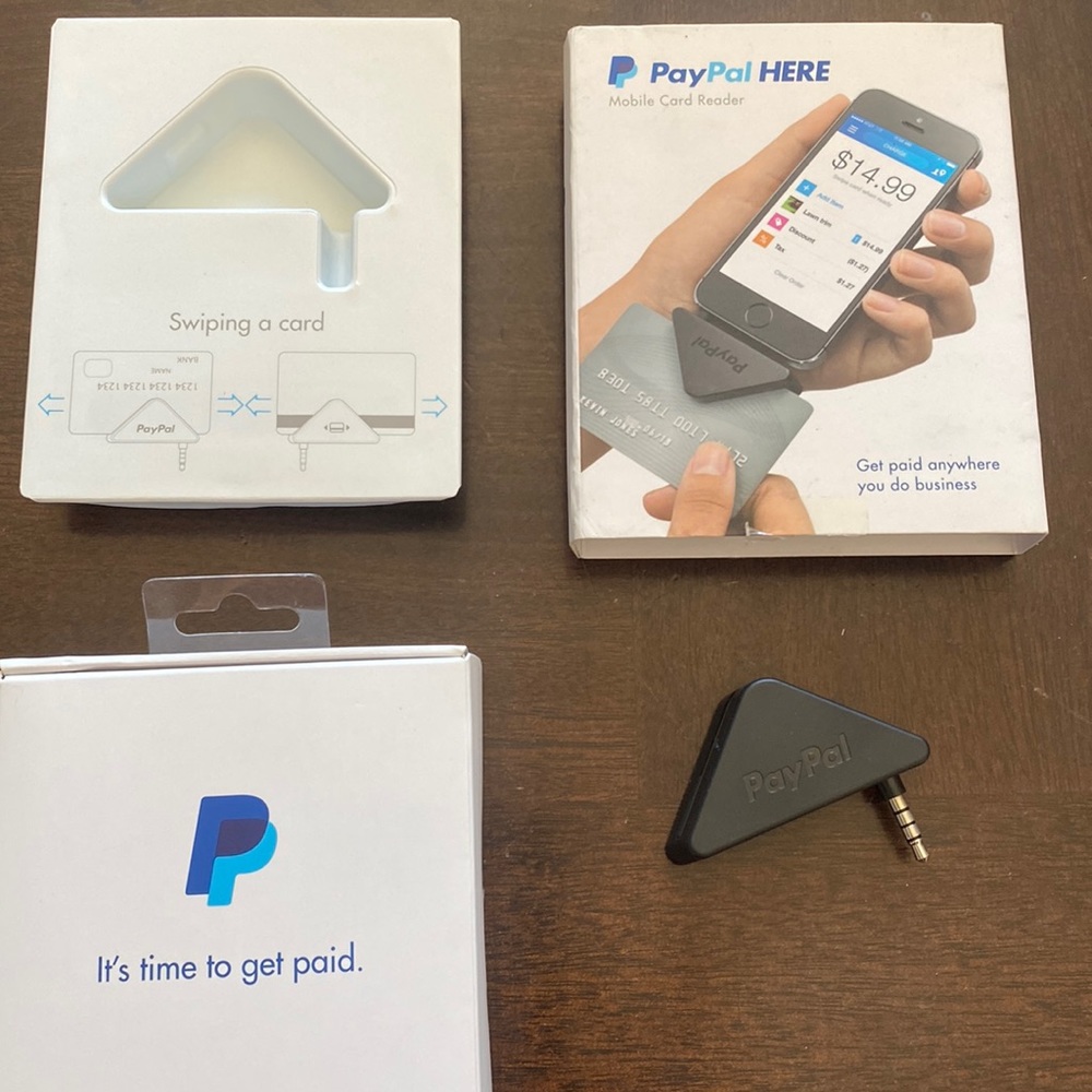 PayPal mobile card readers used one time!